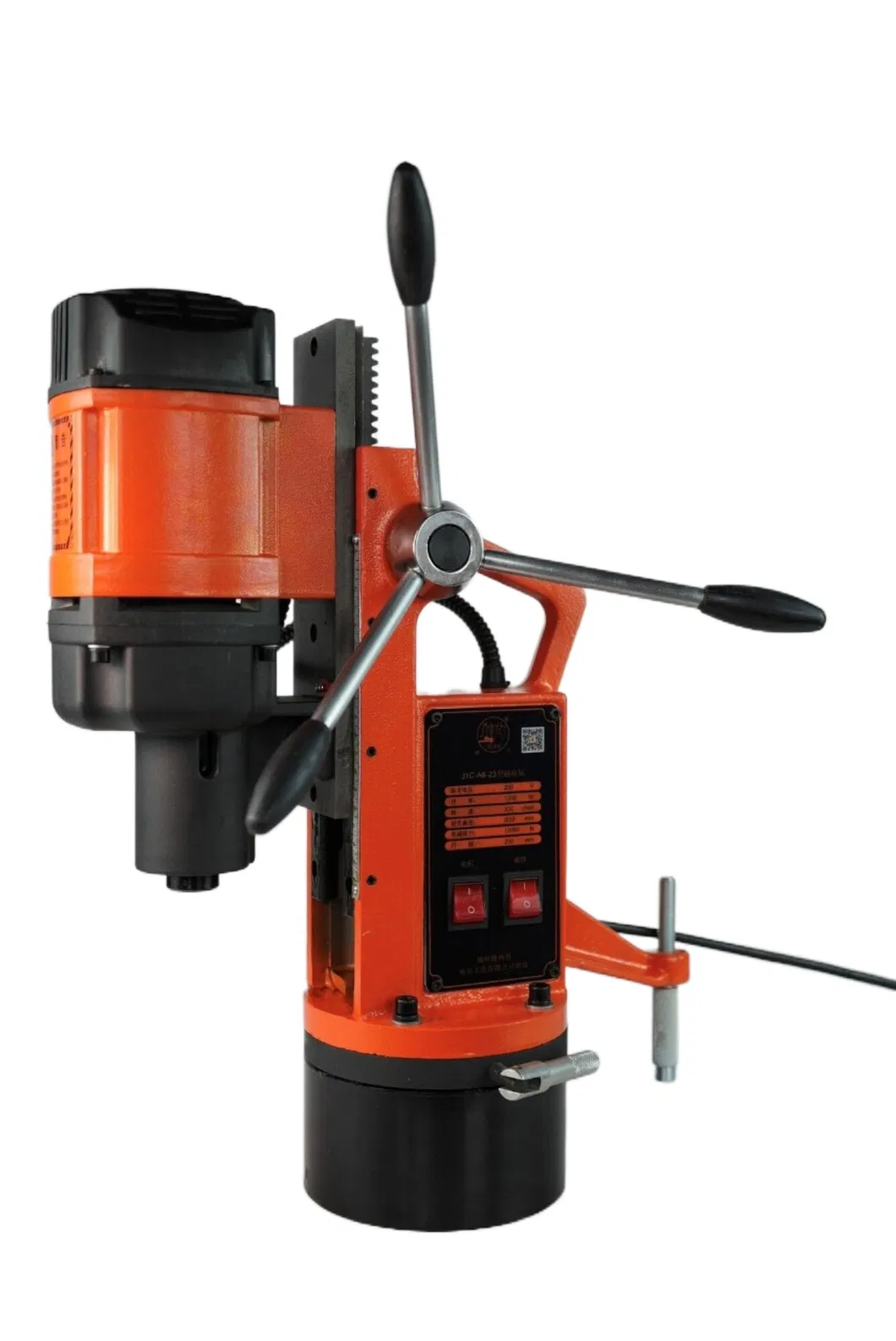 Potente taladro prensa con base magnética de 23 mm para ingeniería de precisión