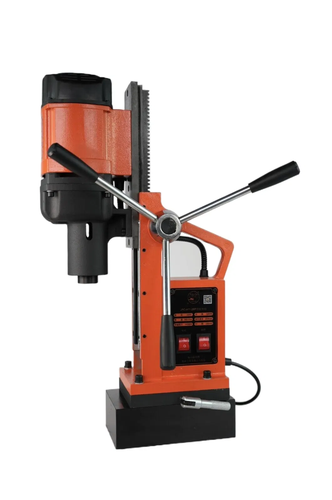 m&aacute;quina perforadora magn&eacute;tica multifuncional, roscado por giro