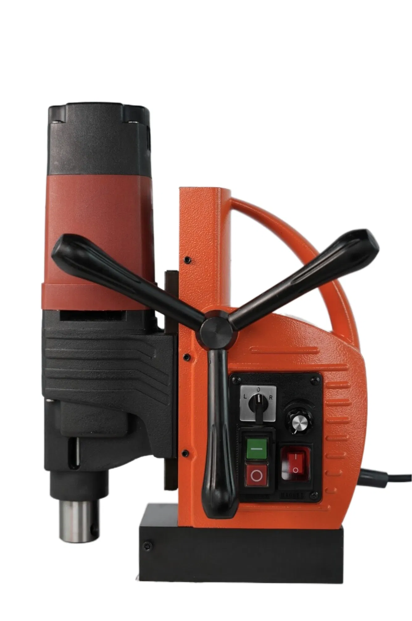 Taladro de base magn&eacute;tica resistente de 2 velocidades y 16 mm