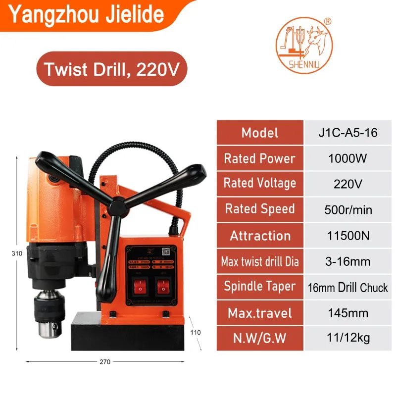 Taladros magn&eacute;ticos vers&aacute;tiles con velocidad ajustable para varias aplicaciones 