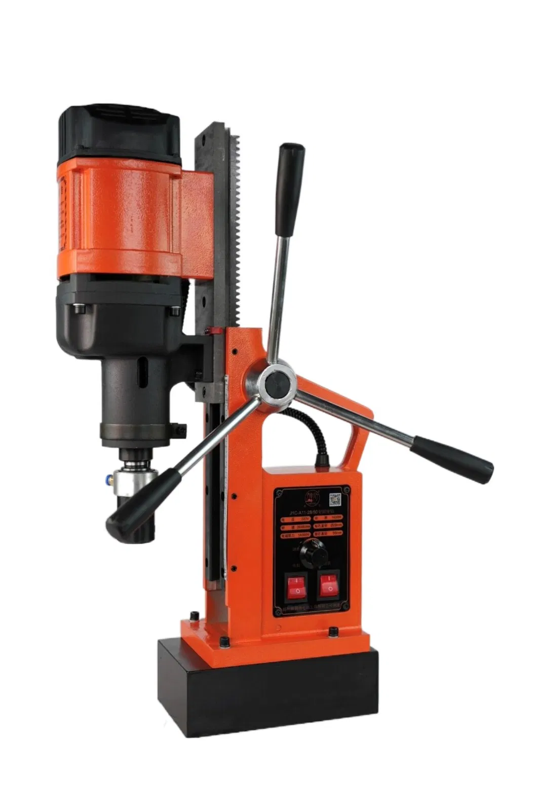Taladro Industrial con Asiento Magn&eacute;tico: Movimiento 230mm, Fuerza 16000n 220V 