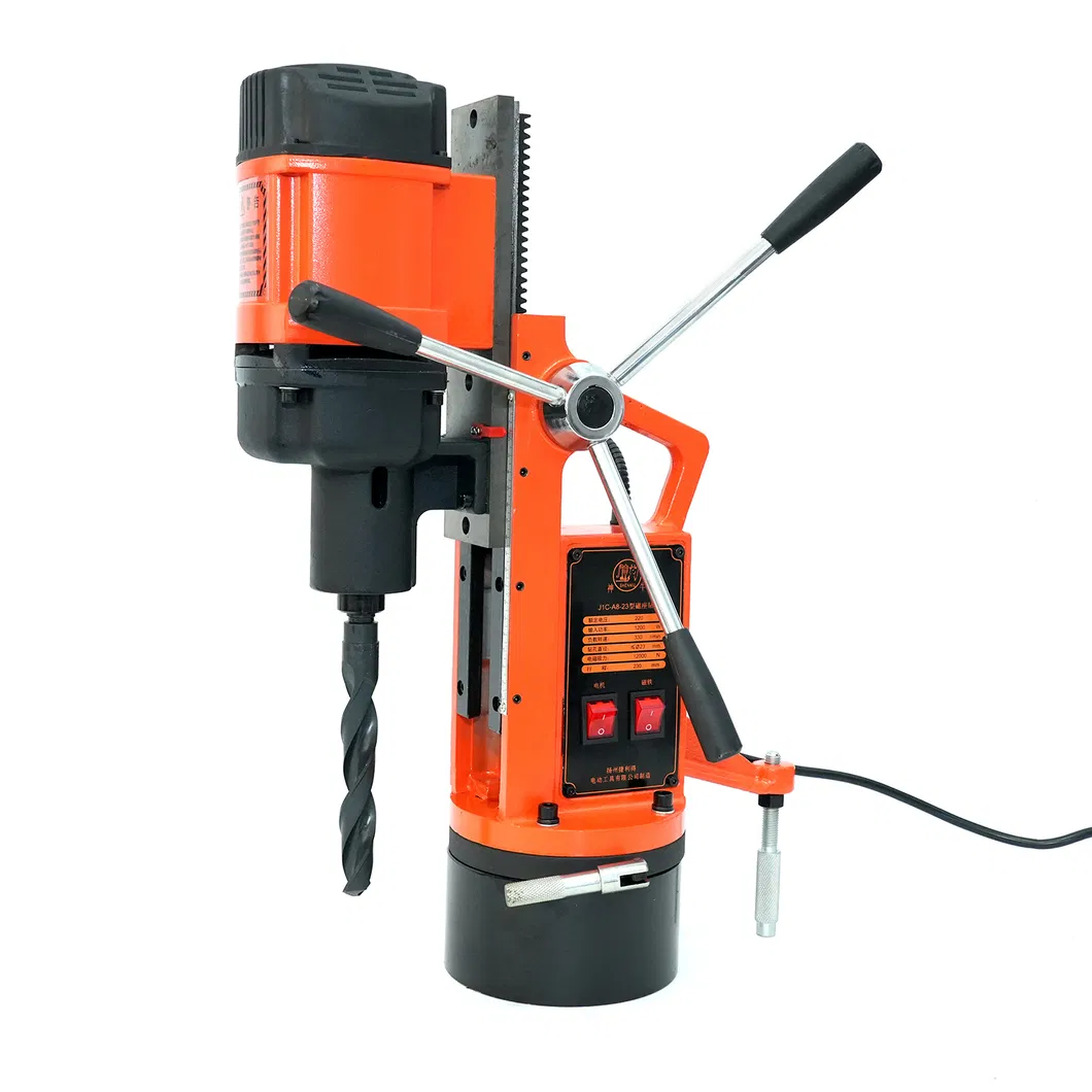 Taladro magn&eacute;tico de alto rendimiento de 220 V con broca helicoidal de 13 mm