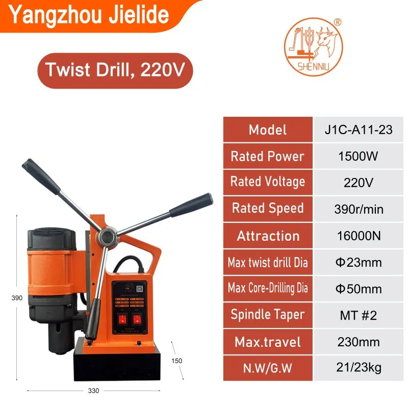 Taladros magn&eacute;ticos vers&aacute;tiles con velocidad ajustable para varias aplicaciones 
